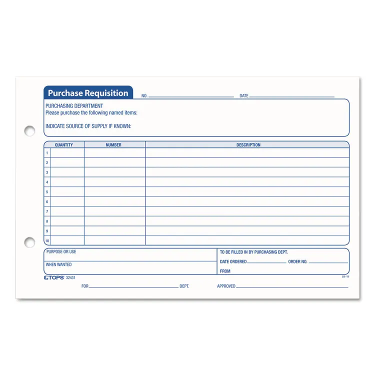 TOPS BUSINESS FORMS-TOP 32431