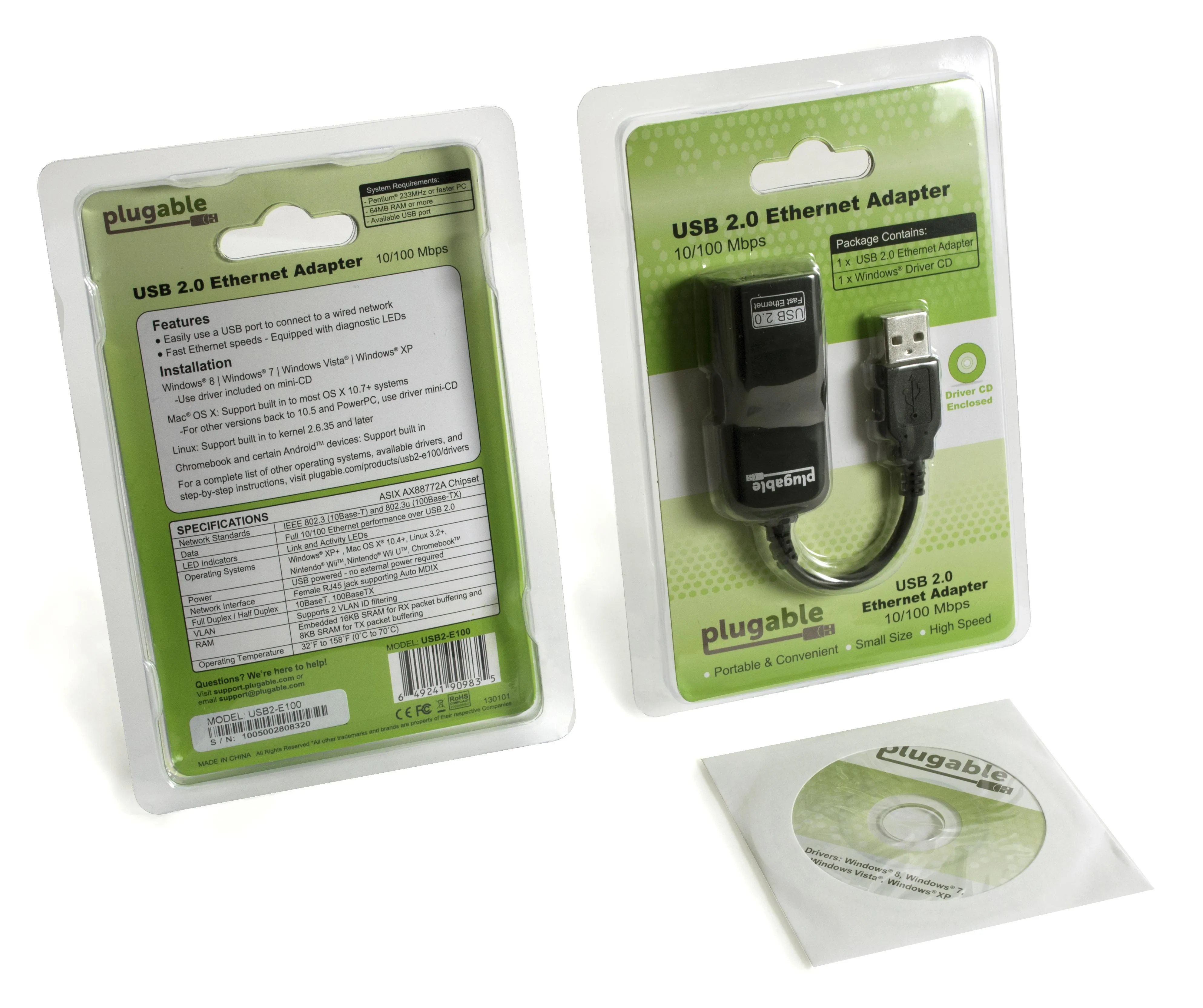 Plugable Technologies-USB2-E100