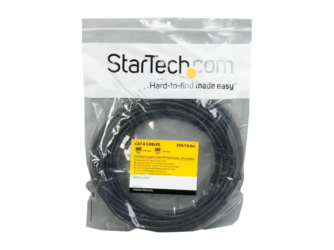 STARTECH-N6PATCH35BK