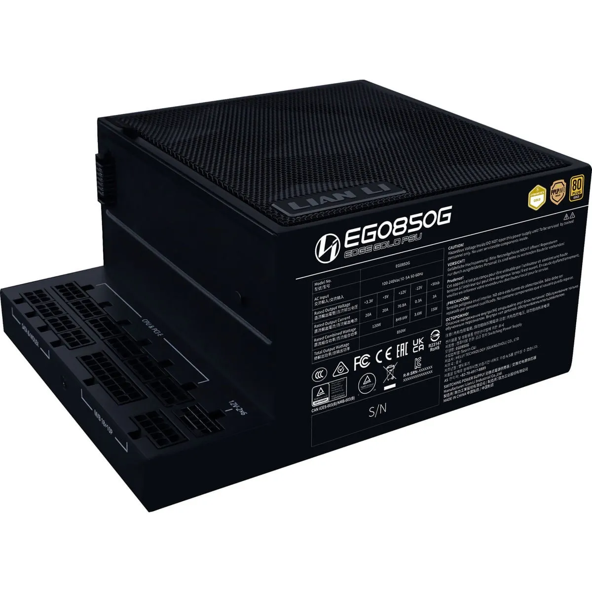 LIANLI-EDGE GOLD 850 BLACK