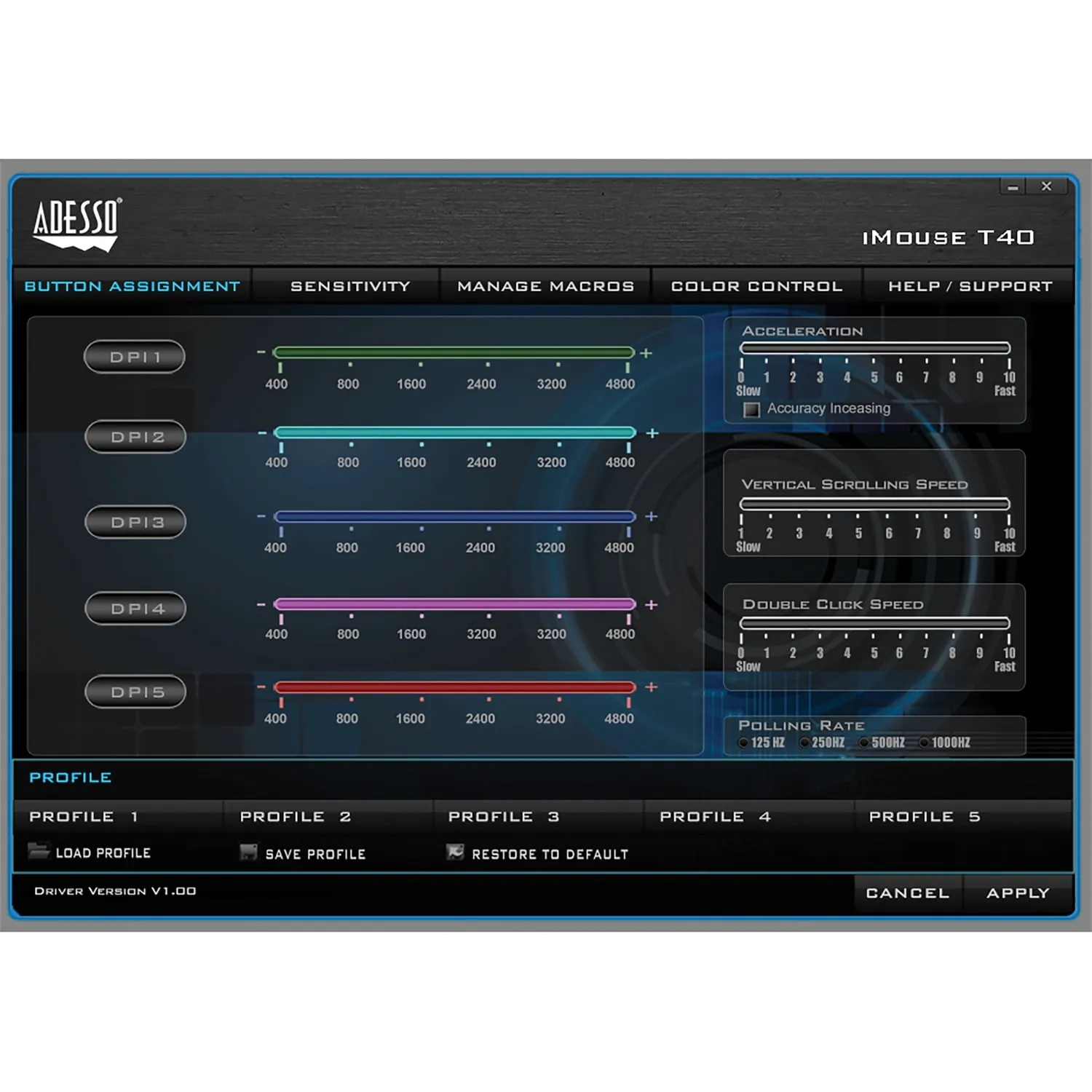 ADESSO INNOVATION INC-IMOUSE T40