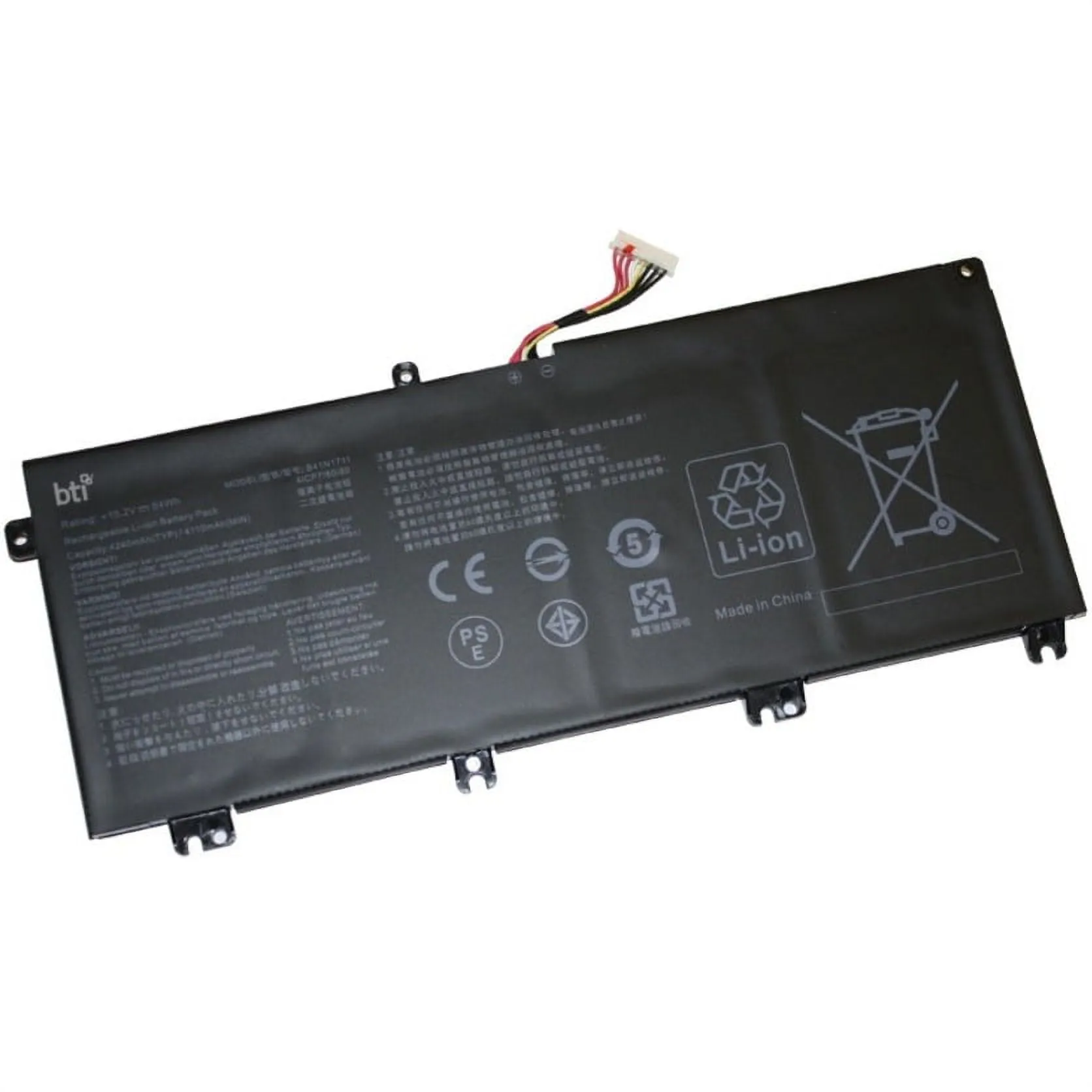 BATTERY TECHNOLOGY-B41N1711-BTI