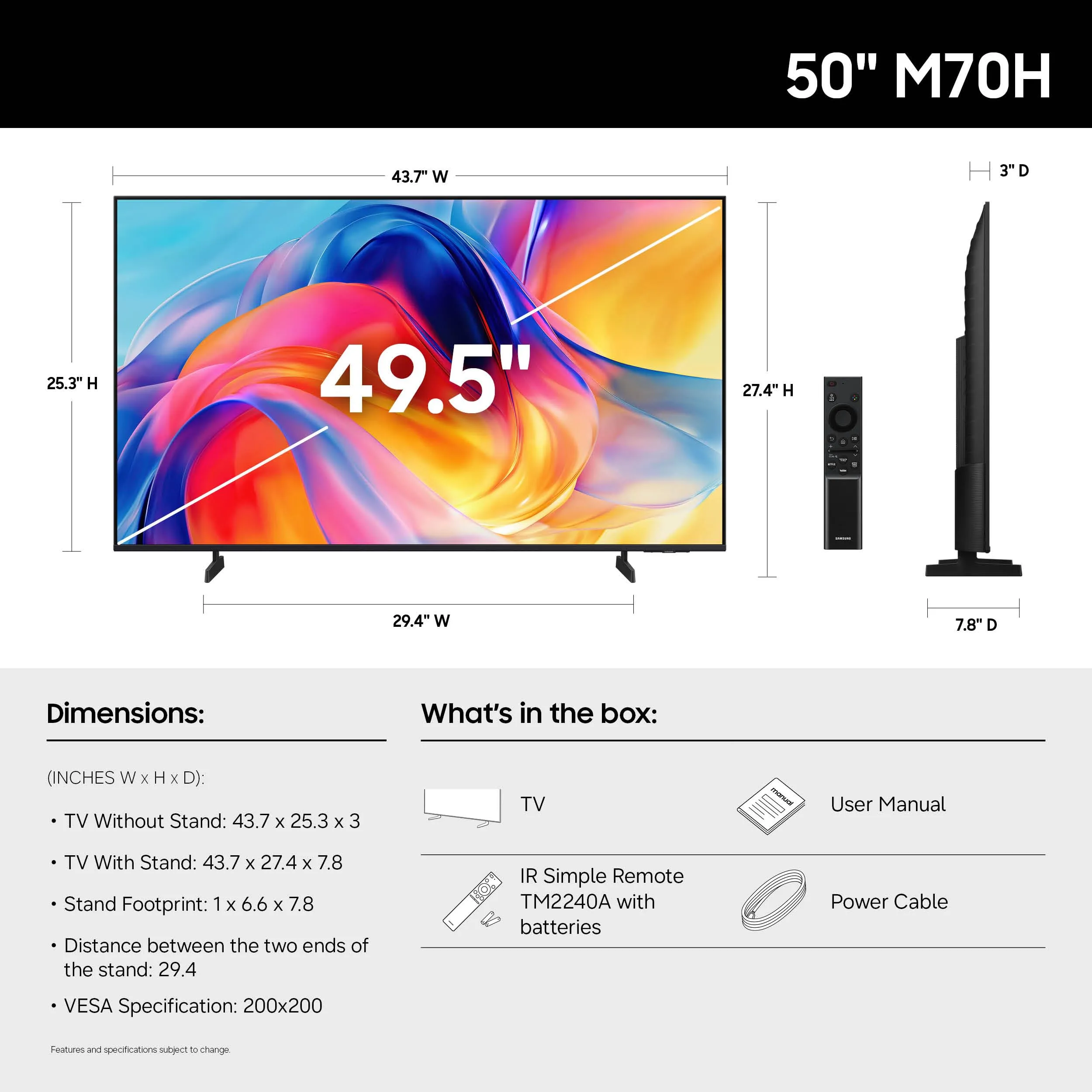 SAMSUNG-UN50M70HAFXZA